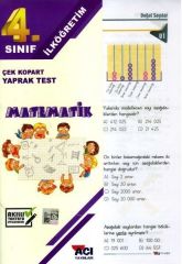 4. Sınıf Matematik Çek Kopart Yaprak Test Açı Yayınları