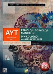 AYT Psikoloji Sosyoloji Mantık İle Din Kültürü ve Ahlak Bilgisi Konu Özetli Soru Bankası FDD Yayınları