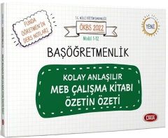 2022 MEB ÖKBS Başöğretmenlik Kolay Anlaşılır MEB Çalışma Kitabı Özetin Özeti Data Yayınları