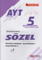 Nitelik Yayınları AYT Sözel Özel 5 Deneme Sınavı