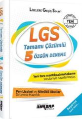 LGS Tamamı Çözümlü 5 Özgün Deneme Ankara Yayıncılık