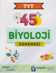 TYT Biyoloji 45 Denemesi Başarıyorum Yayınları