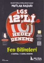 8. Sınıf LGS Fen Bilimleri 12 li Hedef Deneme Muba Yayınları