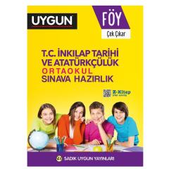 8. Sınıf T.C. İnkılap Tarihi ve Atatürkçülük FÖY Çek Çıkar Yaprak Test Sadık Uygun Yayınları