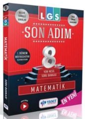 Yanıt Yayınları 8. Sınıf LGS 1. Dönem Son Adım Matematik Yeni Nesil Soru Bankası