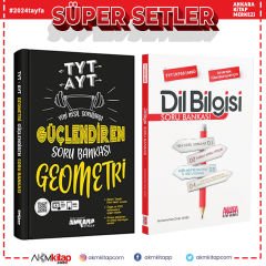 Ankara Yayıncılık TYT AYT Güçlendiren Geometri ve AKM Dil Bilgisi Soru Bankası Seti 2 Kitap