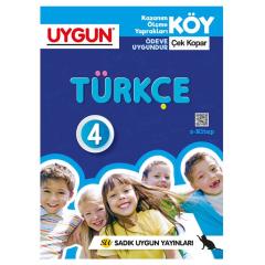 4. Sınıf Türkçe KÖY Çek Kopar Yaprak Test Sadık Uygun Yayınları