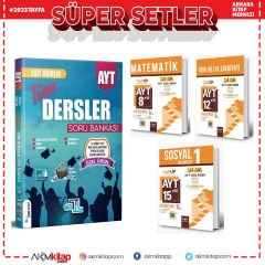Tümler AYT Tüm Dersler Eşit Ağırlık Soru ve Çap AYT Matematik Türk Dili Edebiyat ile Sosyal Bilimler Deneme Seti 4 Kitap