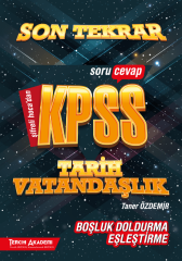 KPSS Tarih Vatandaşlık Son Tekrar Soru Cevap Tercih Akademi Yayınları
