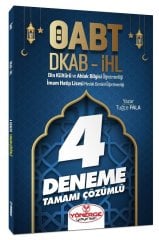 ÖABT Din Kültürü ve Ahlak Bilgisi Öğretmenliği 4 Deneme Çözümlü Tuğçe Pala Yönerge Yayınları