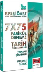 2021 ÖABT Tarih Öğretmenliği Tamamı Çözümlü 7x75 Fasikül Deneme Yargı Yayınları