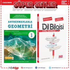 Antrenmanlarla Geometri 1 ve AKM Dil Bilgisi Soru Bankası Seti 2 Kitap