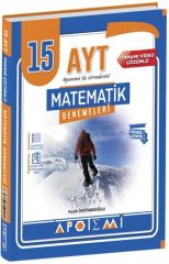 AYT Matematik 15 Çözümlü Deneme Apotemi Yayınları