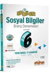 6. Sınıf Spoiler Sosyal Bilgiler Branş Denemeleri Spoiler Yayınları