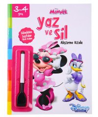 Yaz ve Sil Alıştırma Kitabı - Minnie Doğan Egmont Yayıncılık