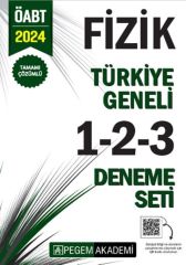 2024 KPSS ÖABT Fizik Tamamı Çözümlü Türkiye Geneli 1-2-3 Deneme Seti Pegem Yayınları