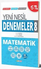 8. Sınıf Matematik Yeni Nesil Denemeler Gama Okul Yayınları