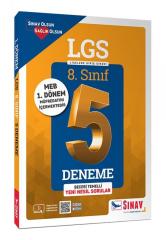 8. Sınıf 1. Dönem LGS Çözümlü 5 Deneme Sınav Yayınları