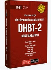 2024 Din Hizmetleri Alan Bilgisi Testi DHBT 2 Konu Anlatımlı Pegem Yayınları