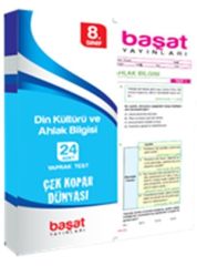 8. Sınıf Din Kültürü ve Ahlak Bilgisi Çek Kopar Yaprak Test Başat Yayınları