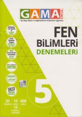 5. Sınıf Fen Bilimleri Denemeleri  Gama Okul Yayınları