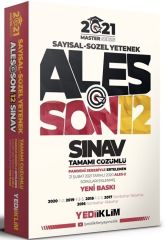 2021 Ales Tamamı Çözümlü Son 12 Sınav Çıkmış Sorular Yediiklim Yayınları