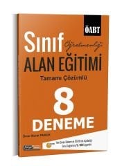 ÖABT Sınıf Öğretmenliği Alan Eğitimi Tamamı Çözümlü 8 Deneme Sınavı Kariyer Meslek Yayınları