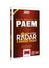 2023 PAEM Radar Serisi Tamamı Çözümlü 5 Deneme Sınavı Yargı Yayınları