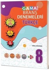 8. Sınıf Türkçe 20 Deneme Gama Okul Yayınları