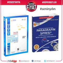 Üç Dört Beş TYT Matematik Soru Bankası ve Parağrafın Şifresi Metot Anlatımlı Soru Bankası 2 Kitap Set