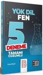 YÖKDİL Fen Tamamı Çözümlü 5 Deneme Benim Hocam Yayınları