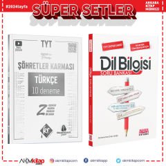 Kr Akademi TYT Türkçe Deneme ve AKM Dil Bilgisi Soru Bankası Seti 2 Kitap