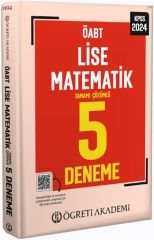 2024 KPSS ÖABT Lise Matematik 5 Deneme Pegem Yayınları