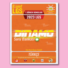 2023 LGS 1. Dönem Türkçe Dinamo Soru Bankası Tonguç Yayınları