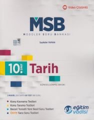 10. Sınıf Tarih Güncel MSB Modüler Soru Bankası Eğitim Vadisi Yayınları