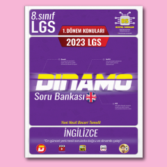 2023 LGS 1. Dönem İngilizce Dinamo Soru Bankası Tonguç Yayınları