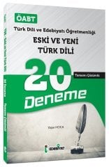 ÖABT Türk Dili Edebiyatı Eski ve Yeni Türk Dili 20 Deneme Çözümlü Edebiyat TV