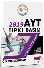 2019 AYT Tıpkı Basım Çıkmış Sorular Yargı Yayınları