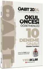 2024 ÖABT Okul Öncesi Öğretmenliği 10 Deneme Yediiklim Yayınları