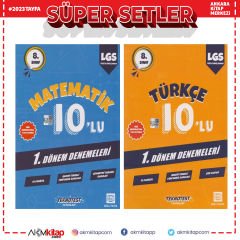 Teknotest Yayınları 2023 8.Sınıf 1.Dönem Türkçe ve Matematik Deneme Seti 2 Kitap