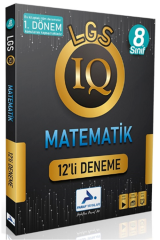 8. Sınıf IQ Matematik 12 li Deneme 1. Dönem Konuları PRF Yayınları