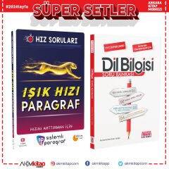 Sistemli Paragraf TYT Işık Hızı Paragraf ve AKM Dil Bilgisi Soru Bankası Seti 2 Kitap