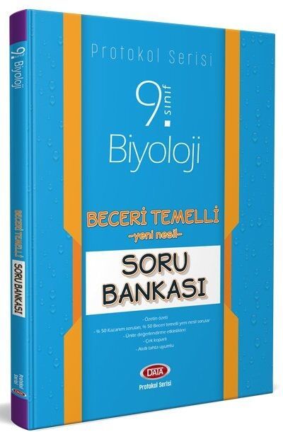 9. Sınıf Biyoloji Beceri Temelli Soru Bankası Protokol Serisi Data Yayınları