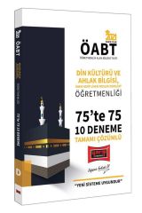 2021 ÖABT Din Kültürü ve Ahlak Bilgisi, İmam Hatip Lisesi Meslek Dersleri Öğretmenliği 75 te 75 Tamamı Çözümlü 1 Yargı Yayınları