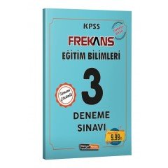KPSS Eğitim Bilimleri Frekans Tamamı Çözümlü 3 Deneme Sınavı Kariyer Meslek Yayınları