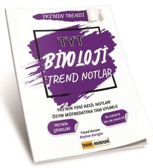 TYT Biyoloji Trend Notlar Trend Akademi Yayınları