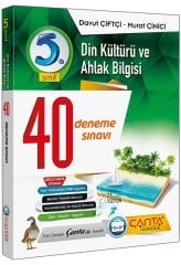 5 Sınıf Din Kültürü ve Ahlak Bilgisi 40 Deneme Çanta Yayınları