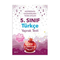 5. Sınıf Türkçe Yaprak Test Nartest Yayınları