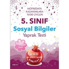 5. Sınıf Sosyal Bilgiler Yaprak Test Nartest Yayınları