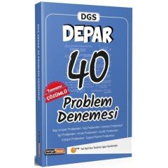 DGS Depar Tamamı Çözümlü 40 Problem Denemesi Kariyer Meslek Yayınları